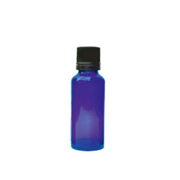コバルト遮光ガラスボトル（黒キャップ・ドロッパー付属）5ml