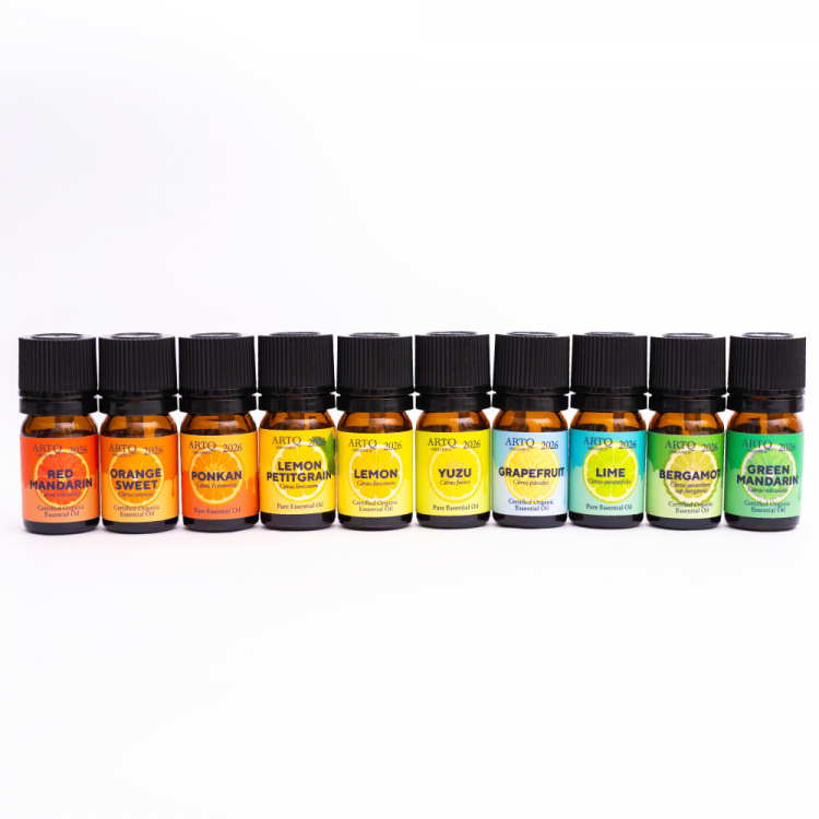 かんきつ精油フェア2026 コンプリートセット・オーガニック認証精油